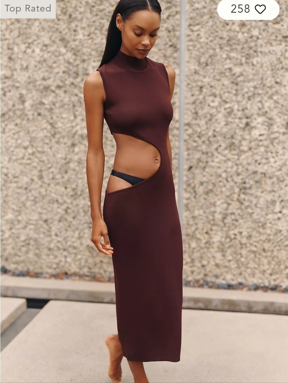 NWT FLAT WHITE Cutout Dress